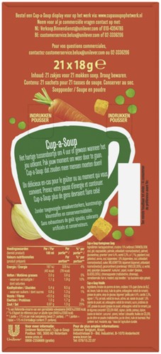 Cup-a-Soup Unox koninginnensoep 21x175ml-3