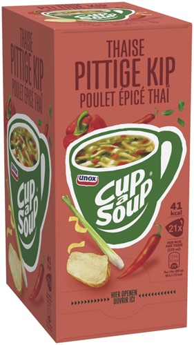 Cup-a-Soup Unox Thaise pittige kip 175ml-2