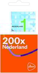 Postzegel Nederland Waarde 1 zelfklevend rol à 200 stuks