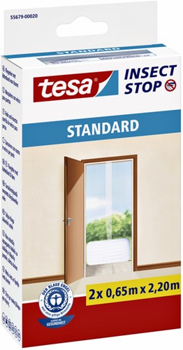 Insectenhor tesa® Insect Stop STANDARD deur 2x 0,65x2,20m antraciet-2