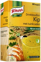 Drinkbouillon Knorr kip met tuinkruiden 80 zakjes