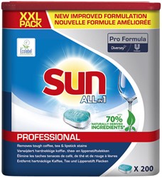 Vaatwastabletten Sun Professional 200 stuks