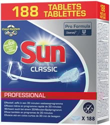 Vaatwastabletten Sun Professional Classic 188 stuks