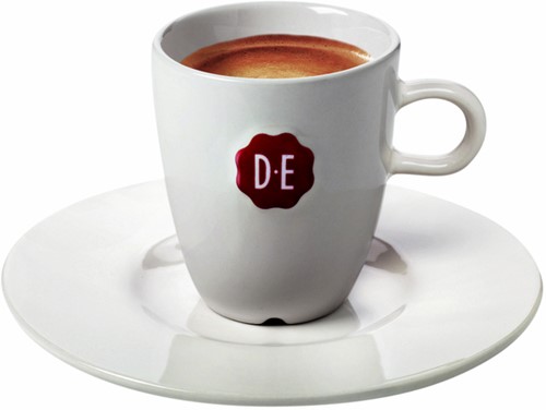 Schotel Douwe Egberts espresso wit