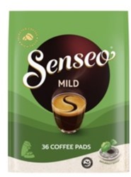 Koffiepads Douwe Egberts Senseo mild roast 36 stuks