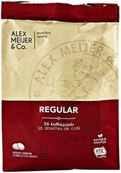 Koffiepads Alex Meijer regular 36 stuks