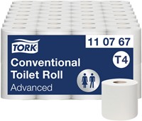 Toiletpapier Tork T4 advanced 2-laags 250vel wit 110767-3
