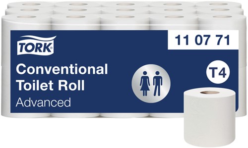 Toiletpapier Tork T4 Advanced 2-laags 400 vel  110771-3