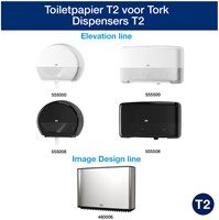 Toiletpapier Tork Mini Jumbo T2 advanced 2-laags 12 rollen wit 120280-2