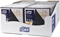 Dinerservet Tork Linstyle Premium 1/4 vouw 1-laags 390x390mm 50vel zwart 478726-3