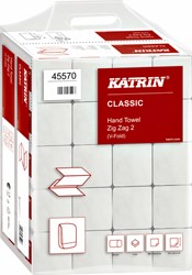 Handdoek Katrin Zig-Zag 45570 2laags 23x23cm 20x200st