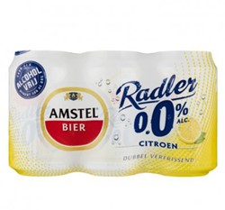 Bier Amstel Radler 0.0% blik 330ml