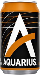 Frisdrank Aquarius Orange blikje 0.33l