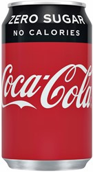 Frisdrank Coca Cola Zero blikje 0.33l