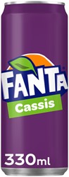 Frisdrank Fanta cassis blik 330ml