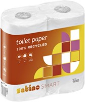 Toiletpapier Satino Smart MT1 2-laags 200vel wit 062420-3