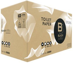 Toiletpapier BlackSatino Original ST10 systeemrol 2-laags 712vel wit 313830