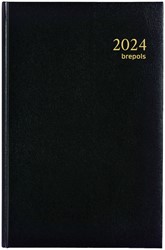 Agenda 2024 Brepols Saturnus Lima 7dag/2pagina's zwart