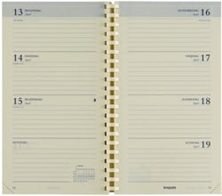 Agendavulling 2026 Brepols Interplan 7dagen/2pagina's 1-talig