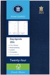 Agenda 2024 Ryam Twenty-four Mundior 1dag/1pagina blauw