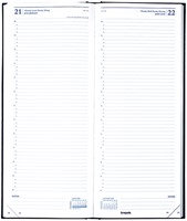 Agenda 2025 Brepols Saturnus Lima 1dag/1pagina blauw-2