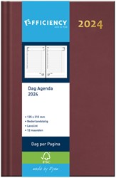 Agenda 2024 Ryam Efficiency Baladek 1dag/1pagina bordeaux