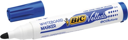 Whiteboardmarker Bic Velleda 1701 rond large blauw