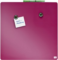 Whiteboard Nobo tegel 36x36cm roze magnetisch-3