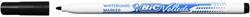 Viltstift Bic 1721 whiteboard rond zwart 1.5mm
