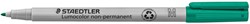 Viltstift Staedtler Lumocolor 313 permanent S groen