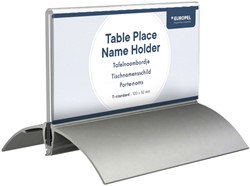 Tafelnaambord OPUS 2 52x100mm acryl aluminium