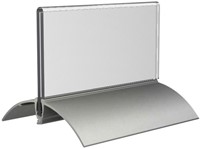 Tafelnaambord Europel 52x100mm acryl aluminium 2st-2