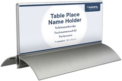 Tafelnaambord OPUS 2 61x150mm acryl aluminium