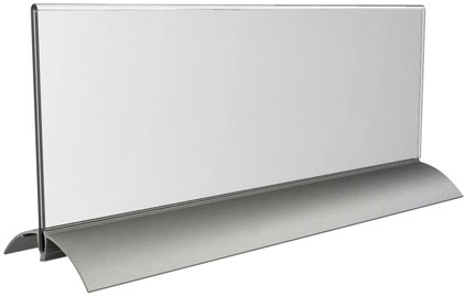 Tafelnaambord Europel 105x297mm acryl aluminium-2