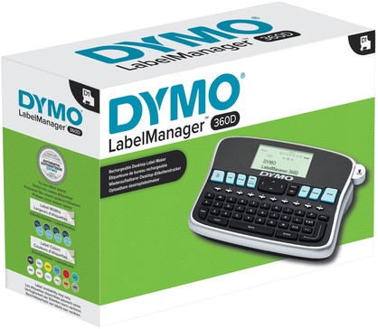 Labelprinter Dymo LabelManager 360D draagbaar qwerty 19mm zwart-2