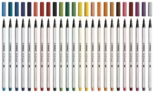Brushstift STABILO Pen 568/44 geel-3