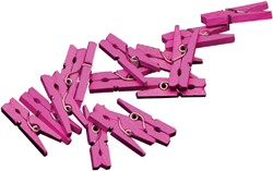 Knijpers Haza mini roze zak à 20 stuks