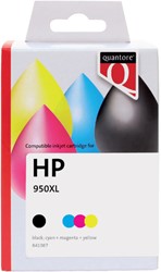 Inktcartridge Quantore alternatief tbv HP C2P43AE 950XL+951XL zwart + 3 kleuren