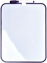 Whiteboard Desq 21.5x28cm + marker paars profiel