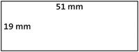 Etiket Dymo LabelWriter multifunctioneel 19x51mm 1 rol á 500 stuks wit-1