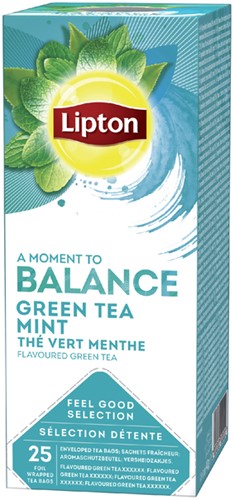 Thee Lipton Balance green tea mint 25x1.5gr-1