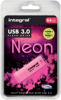 USB-stick 3.0 Integral 64GB neon roze-2
