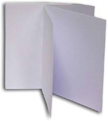 Dubbele kaarten Papyrus 130x130mm wit