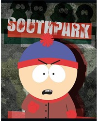Schrift South Park (A5) lijn