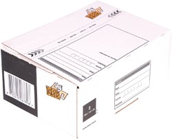 Postpakketbox 2 CleverPack 200x140x80mm wit 25stuks