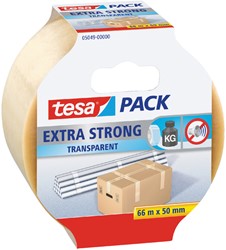 Verpakkingstape tesapack® Extra Strong 50mmx66m pvc transparant