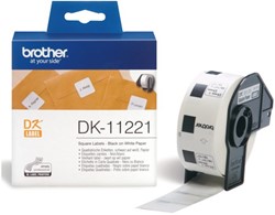Etiket Brother DK-11221 23x23Mm 1000stuks