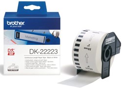 Etiket Brother DK-22223 50mm thermisch 30-meter wit papier