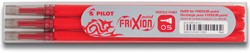 Rollerpenvulling PILOT friXion fijn rood set à 3 stuks