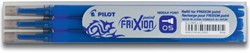 Rollerpenvulling PILOT friXion fijn blauw set à 3 stuks